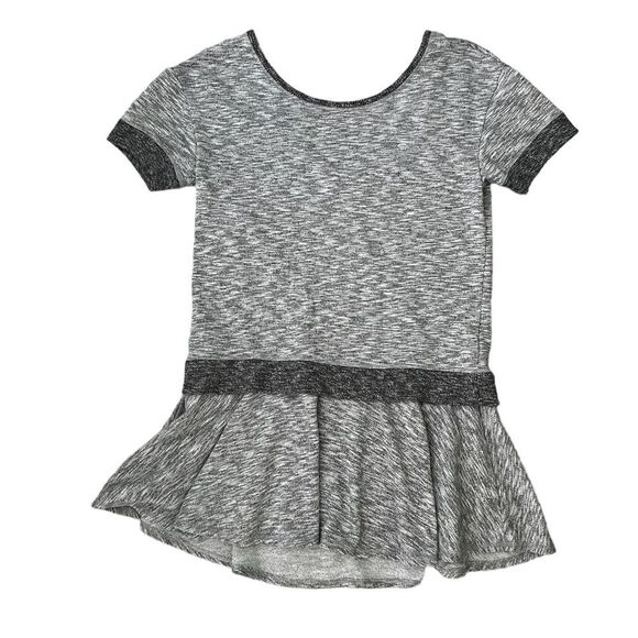 Victoria’s Secret Gray Sweatshirt Dress Size Large Flare Bottom V Scoop Back - Picture 1 of 5